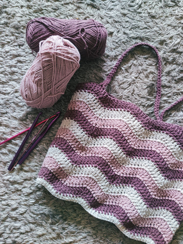 Cute Pink Summer Crochet Top