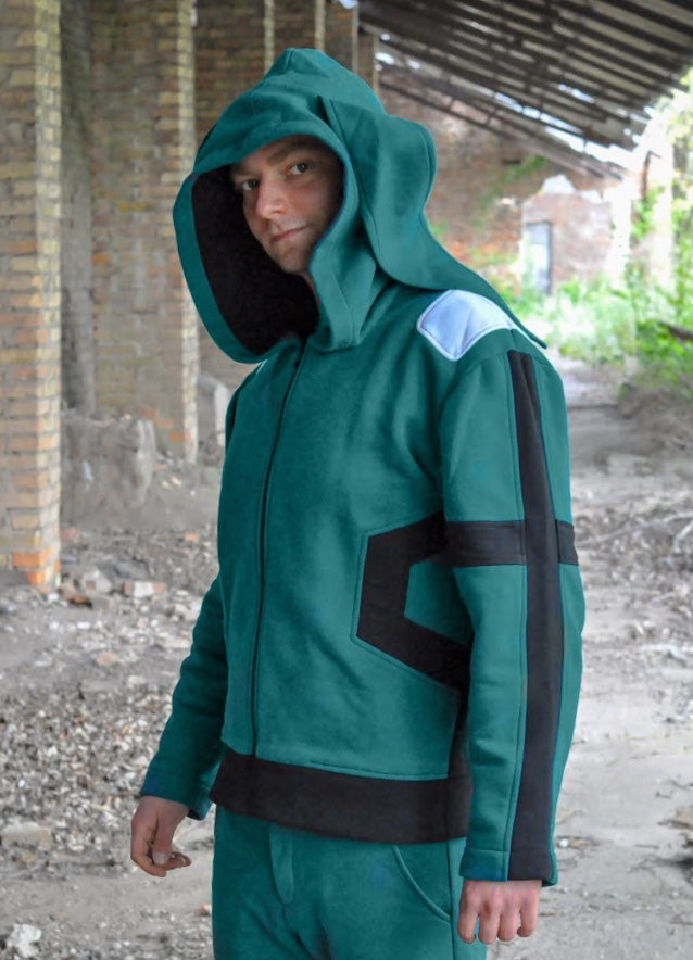 My hero academia top deku hoodie with ears